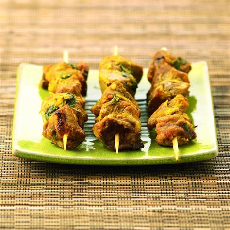 Recette Brochettes Dagneau Tikka Marie Claire