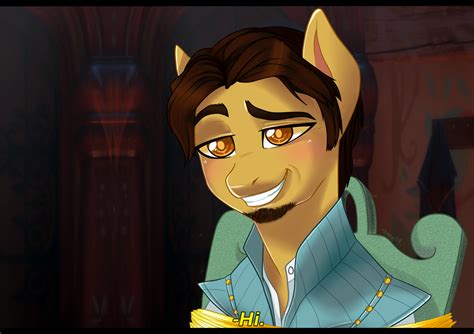 My Little Tangled Flynn Rider By Kikuri Tan On Deviantart