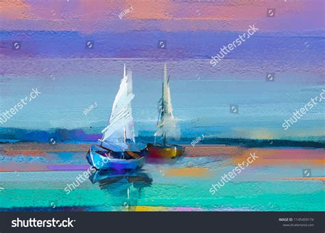 Abstract Sail Boat Canvas Images Stock Photos Vectors