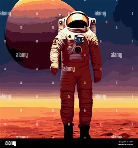 Ilustración Vectorial Del Espacio Astronauta Y Galaxia Para Póster Pancarta O Fondo Dibujos