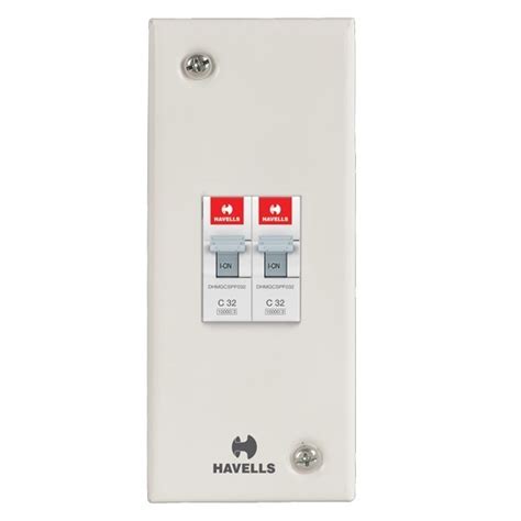 Buy Havells 2 Way Double Pole Sheet Steel MCB Enclosure At Best Price