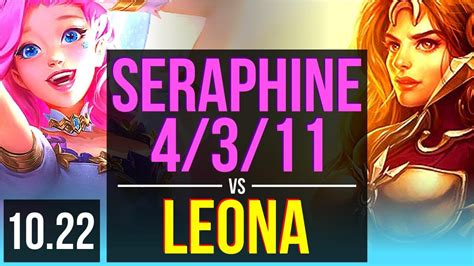 Seraphine Vayne Vs Leona Kai Sa Support Rank Seraphine