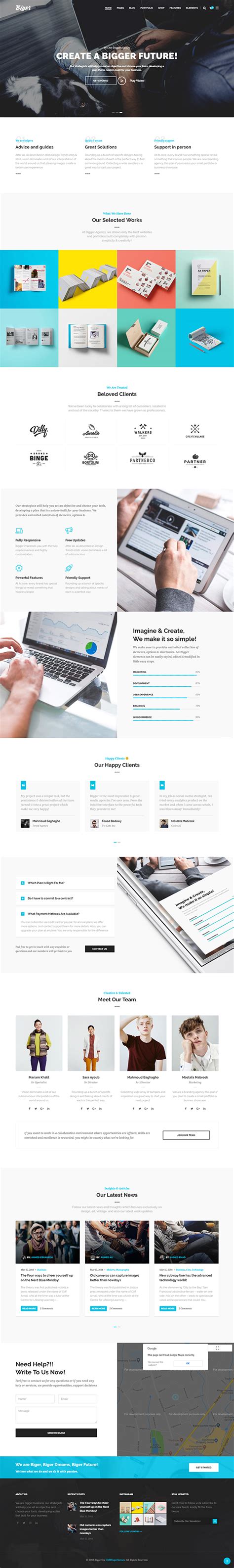 Corporate Multi Purpose Wordpress Themes Wordpress Themes Graphic