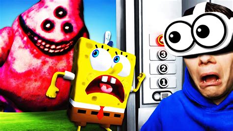 Rescuing SPONGEBOB With VR ELEVATOR - YouTube