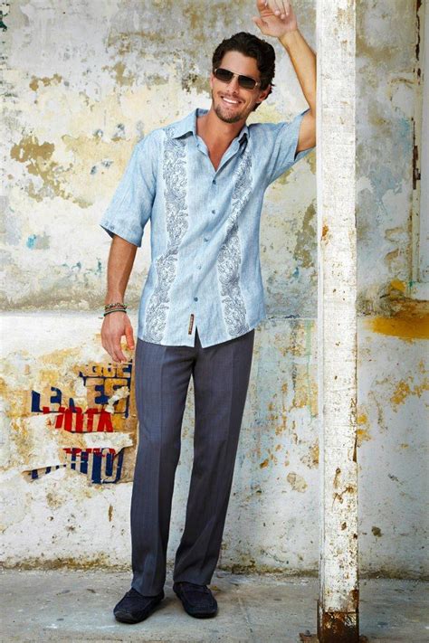 Cubavera Fall 12 Beach Wedding Attire Guayabera Shirt Linen Pants