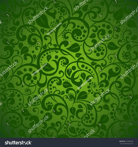 Green Background Vector Illustration Stock Vector Royalty Free