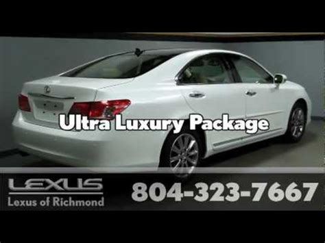 2011 Lexus ES 350 Ultra Luxury Package Pre Owned Vehicle At Lexus Of