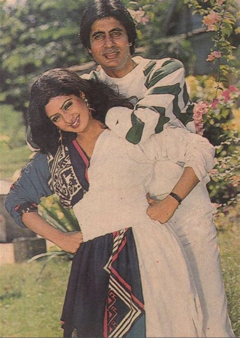 Sridevi Amitabh Bachchan With Sridevi And Jaya Prada In Aakhree Rasta