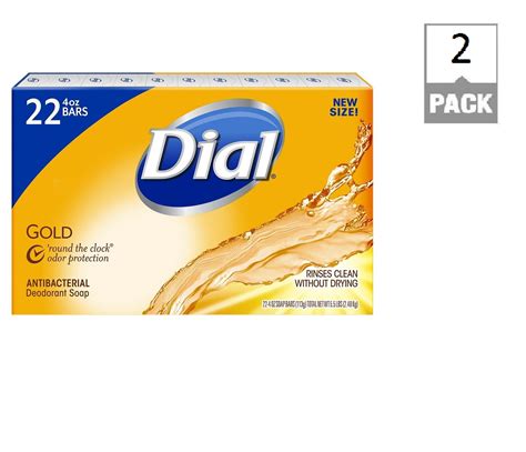 Dial Antibacterial Deodorant Gold Bar Soap Ounce Pack Of