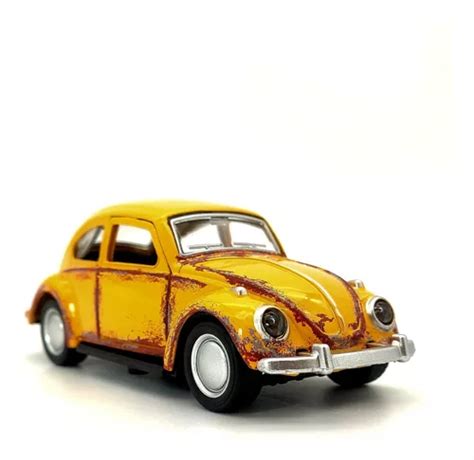 Carrinho Miniatura Cole O Fusca De Ferro Envelhecido Mercadolivre