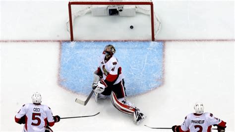 Anderson Catches An Edge As Penguins Beat Senators Series Tied