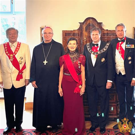 Empfang In Der Basilika In Pannonhalma In Ungarn Habsburg Lothringen