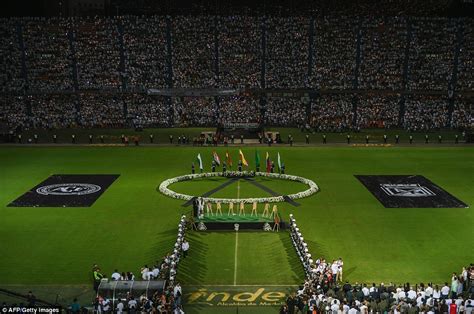 Atletico Nacional fill stadium to pay tribute to Chapecoense plane ...