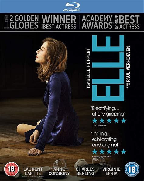 Elle Blu Ray 2017 Amazon Co Uk Isabelle Huppert Laurent Lafitte