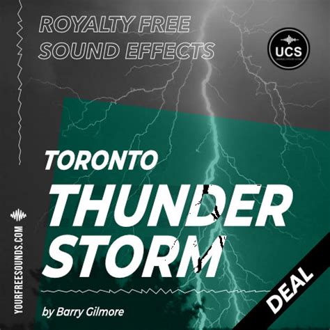 Toronto Thunderstorm Sound Effects - yourfreesounds.com