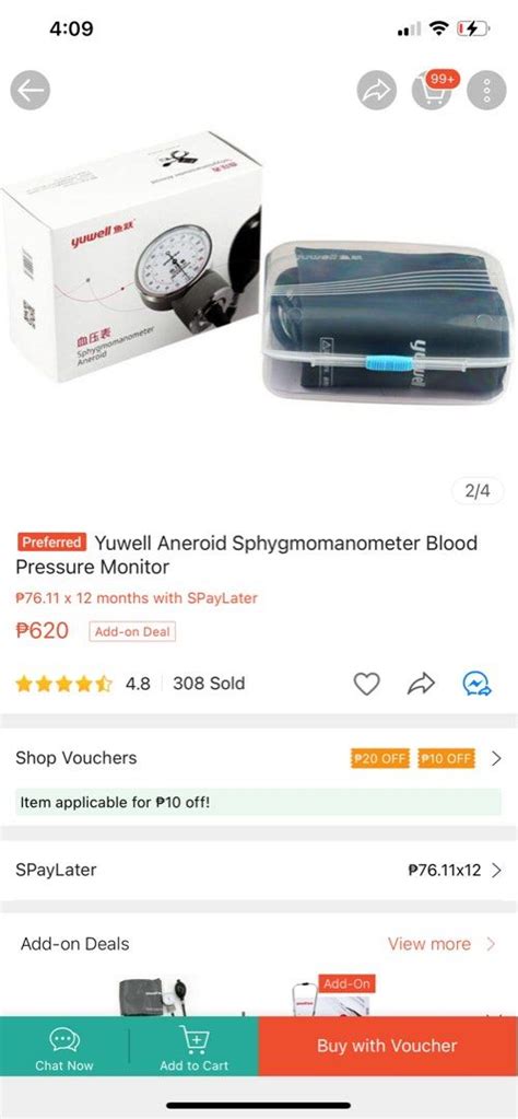 Yuwell Aneroid Sphygmomanometer Blood Pressure Monitor On Carousell