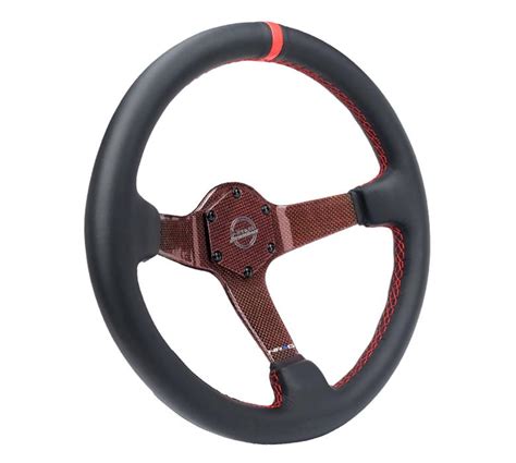 NRG Innovations RST 036CF RD NRG Carbon Fiber Steering Wheels Summit