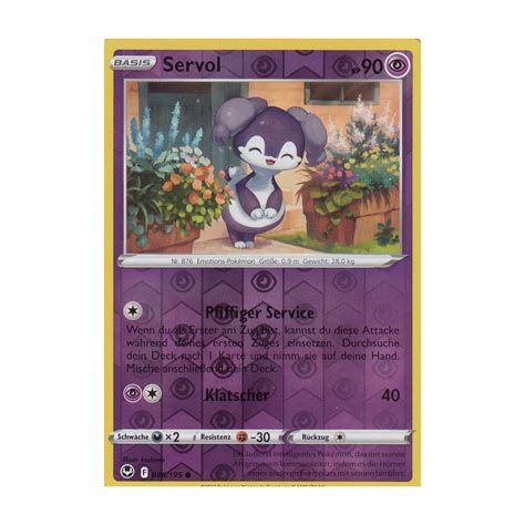 Servol 086 195 REVERSE HOLO Silberne Sturmwinde Pokemon Karte Kaufen