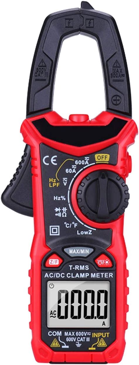 Autens Acdc Digital Clamp Meter 6000 Counts True Rms Auto Range Ncv Ac