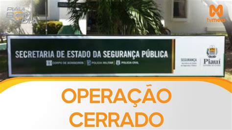 SSP PI divulga balanço da operação cerrados YouTube