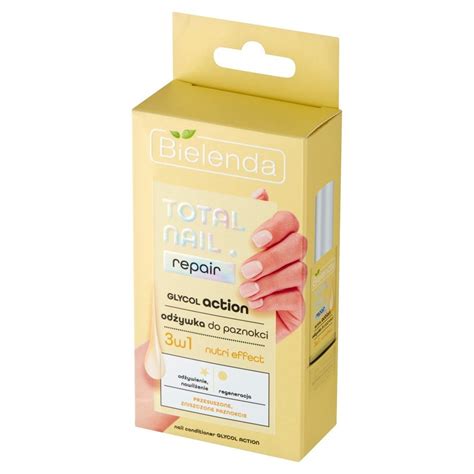 Bielenda Total Nail Repair Odżywka do paznokci Glycol Action 3w1 10ml