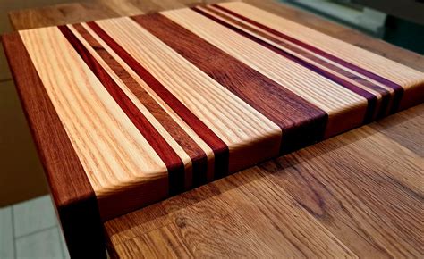 Maple Paduk Jatoba Dough Board Hardwood Cutting Board With Lip