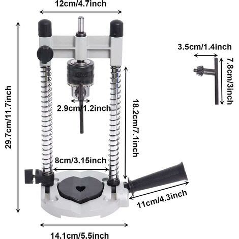 Guide de perage réglable 90 Support de perceuse électrique rotative