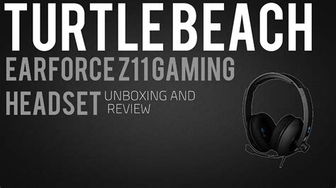 Turtle Beach Earforce Z Gaming Headset Unboxing Review Youtube