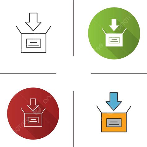 Parcel Packing Icon Information Outline Vector Vector Information