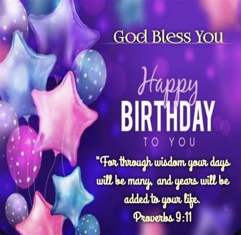 God Blessing You Happy Birthday Card