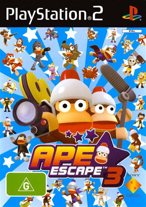 Ape Escape Cover Or Packaging Material Mobygames