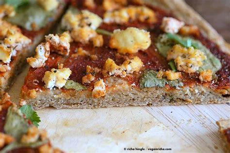 Gluten free Yeast free Vegan Pizza Crust Recipe - Vegan Richa