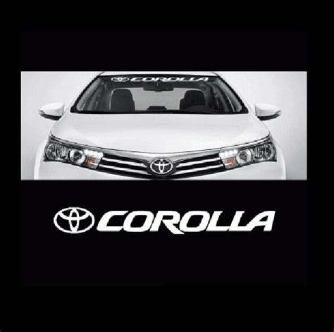 Awesome Toyota Corolla Windshield Banner Decal Sticker Check It Out