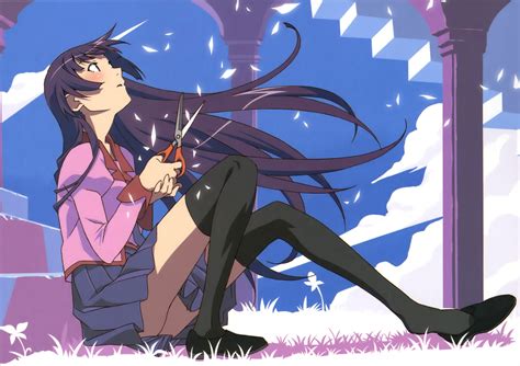 Wallpaper ART Black Hair Electric Blue Cg Artwork Long Hair