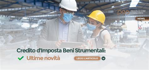 Credito Dimposta Beni Strumentali Ultime Novità