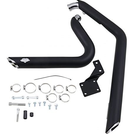 Vance Hines Shortshots Staggered Exhaust System Black