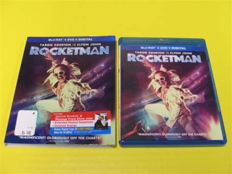 Rocketman Blu Ray Dvd W Slip Case Taron Egerton Is Elton John