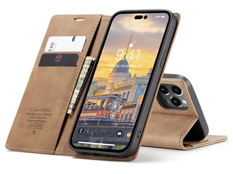 Caseme Vintage Bookcase Tan Iphone Pro Max Hoesje