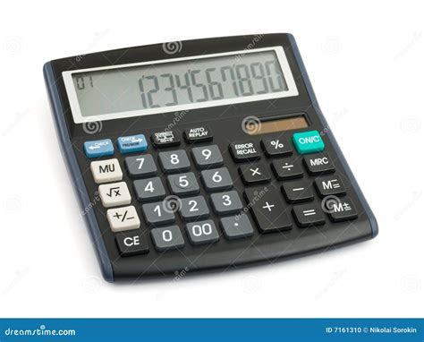 Business Calculator Stock Photo Image Of Digit Count 7161310