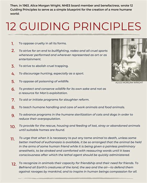 Mission And Guiding Principles National Humane Education Society