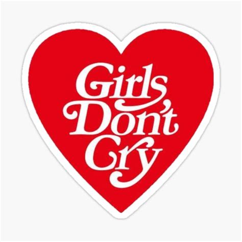 Girls Don’t Cry Sticker For Sale By Glitteryhearts Redbubble