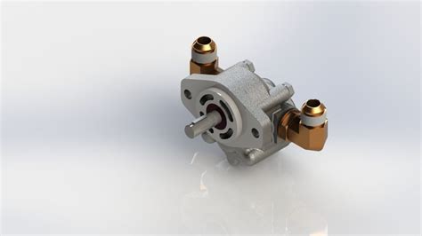 Hydraulic Pump Design 3D model | CGTrader