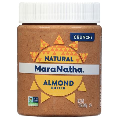 No Stir Almond Butter Crunchy MaraNatha Nut Butters