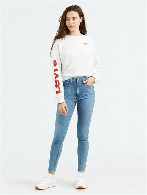 Levis Mile High Super Skinny Jeans Math Club Airrobe