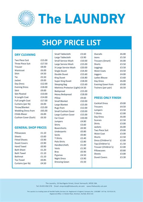 Dry Cleaning Prices Uk Cost At Lori Kruger Blog