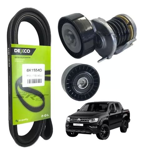 Kit Vw Amarok Vento Correa Poliv V Tensor Rodillo Tdi Envío gratis