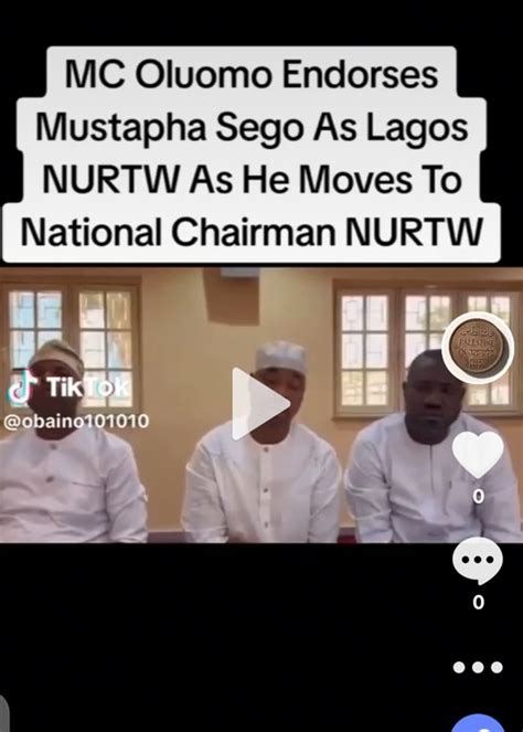 Mc Oluomo Steps Down As Lagos Nurtw Chairman Politics Nigeria