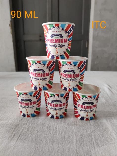 Coloured Printed Ml Disposable Paper Cup For Event And Party