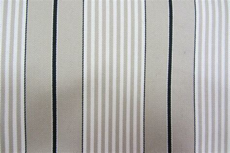 Dijon French Herringbone Woven Stripe Cotton Noir Frank Thomas Interiors