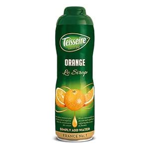 Teisseire Sirup Orange 600 ml Amazon de Lebensmittel Getränke